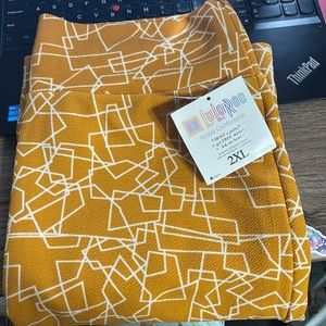 Lularoe- Rustic Orange Skirt